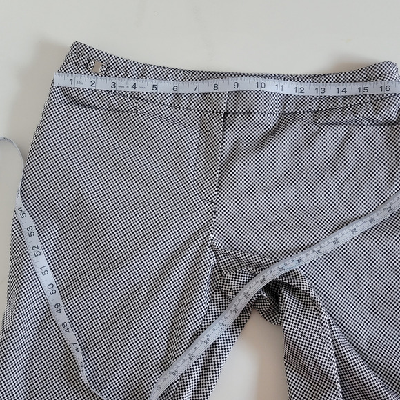 Black & White Checkered Bermuda Shorts Sz 10 - Picture 7 of 8